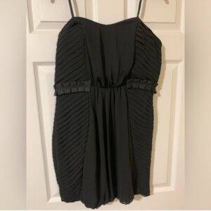 NWT BCBGeneration Little Black Strapless Ruched Dress 12 LBD Cocktail Party Date